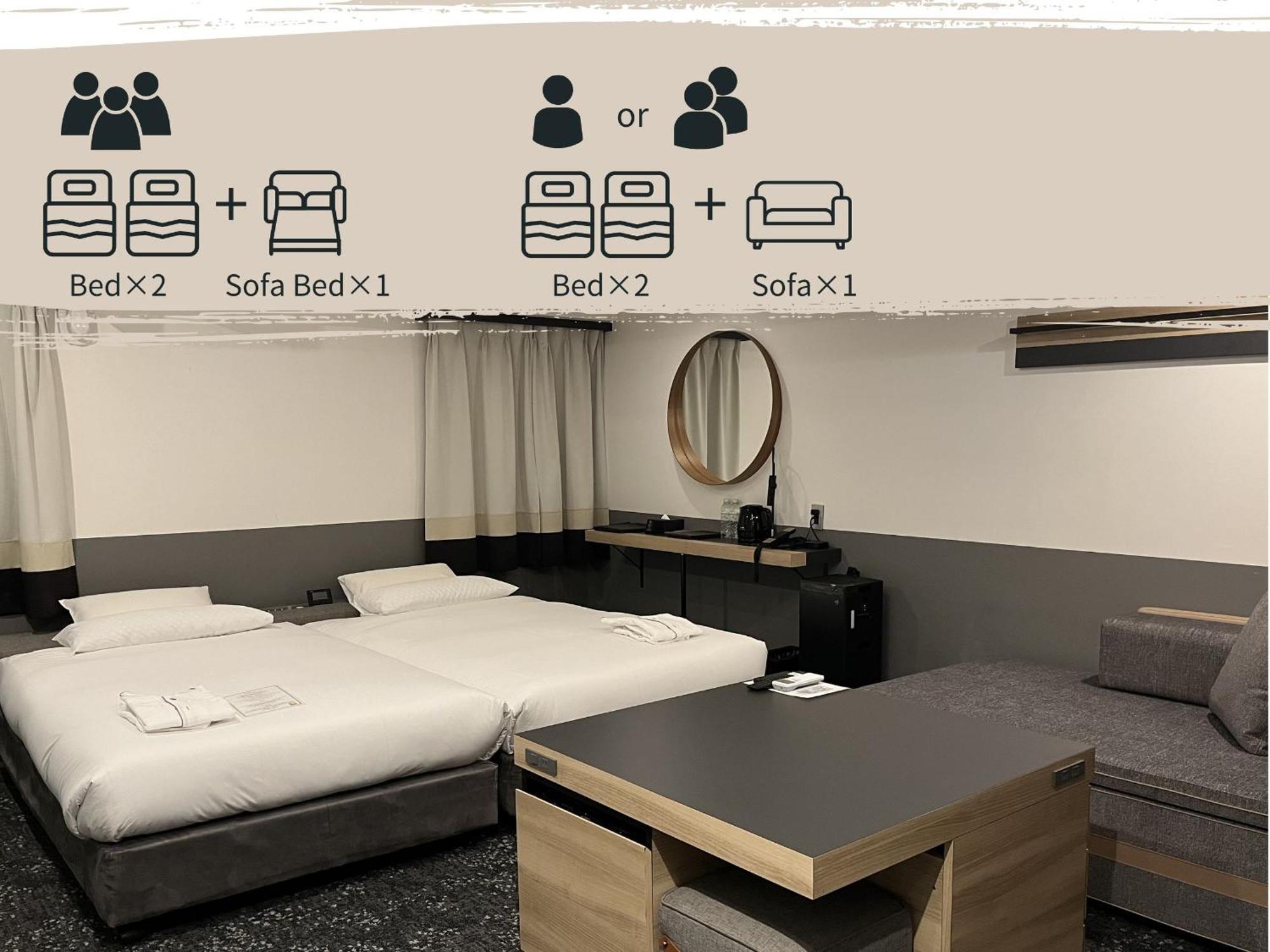 Hotel Cordia Ōsaka Rom bilde